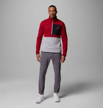 Bărbați Jacheta cu fermoar pe jumătate Collegiate Columbia Hike™ – Alabama