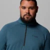 Cămașă cu jumătate de fermoar DriVenture™ pentru bărbați – Mărime mare
