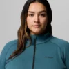 Cămașă cu jumătate de fermoar DriVenture™ pentru femei – Mărimi mari Cămașă cu jumătate de fermoar DriVenture™ pentru femei – Mărimi mari