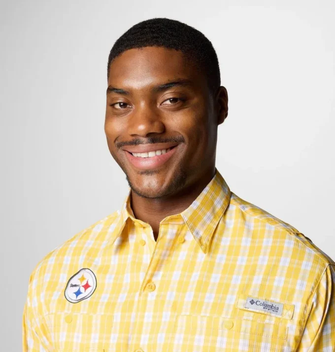 Cămașă cu mânecă lungă PFG Super Tamiami™ pentru bărbați – Pittsburgh Steelers
