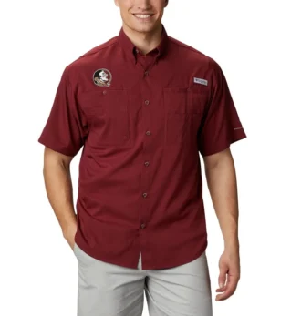 Cămașă cu mânecă scurtă Men Collegiate PFG Tamiami™ – Florida State