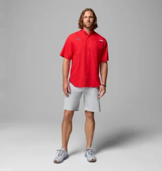 Cămașă cu mânecă scurtă Men Collegiate PFG Tamiami™ – Georgia