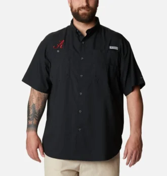 Cămașă cu mânecă scurtă Men Collegiate PFG Tamiami™ – Mărime mare – Alabama