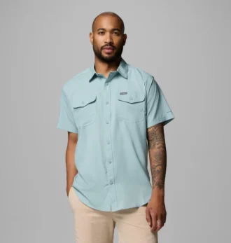 Cămașă cu mânecă scurtă Men Utilizer™ II Solid – Tall