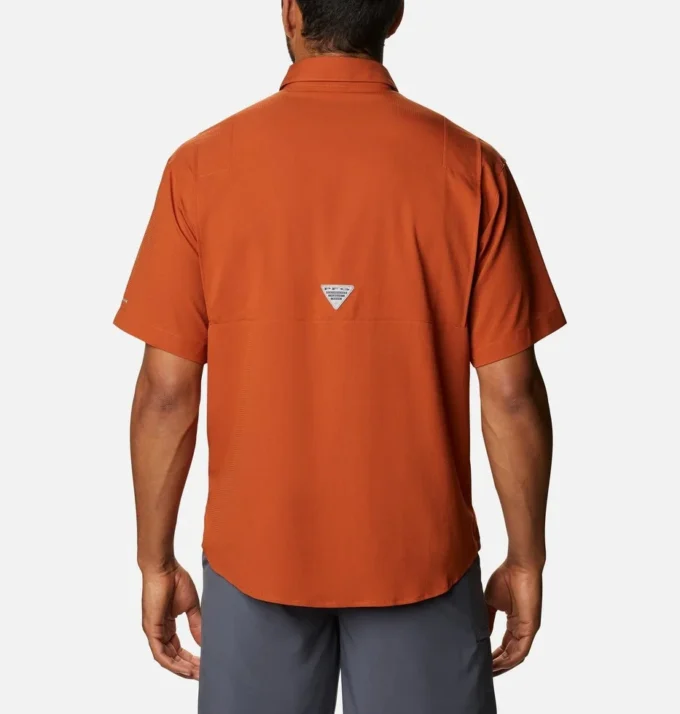 Cămașă cu mânecă scurtă pentru bărbați Collegiate PFG Tamiami™ – Înaltă – Texas Cămașă cu mânecă scurtă pentru bărbați Collegiate PFG Tamiami™ – Înaltă – Texas