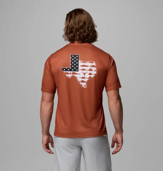 Cămașă cu mânecă scurtă pentru bărbați Collegiate PFG Terminal Tackle™ – Texas