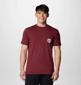 Cămașă cu mânecă scurtă pentru bărbați Collegiate Trail™ – Texas A&M