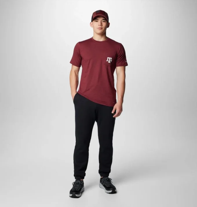 Cămașă cu mânecă scurtă pentru bărbați Collegiate Trail™ – Texas A&M Cămașă cu mânecă scurtă pentru bărbați Collegiate Trail™ – Texas A&M