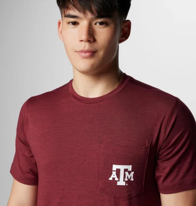 Cămașă cu mânecă scurtă pentru bărbați Collegiate Trail™ – Texas A&M Cămașă cu mânecă scurtă pentru bărbați Collegiate Trail™ – Texas A&M