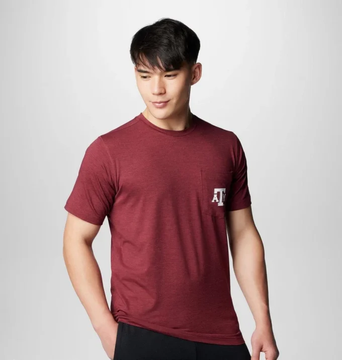Cămașă cu mânecă scurtă pentru bărbați Collegiate Trail™ – Texas A&M Cămașă cu mânecă scurtă pentru bărbați Collegiate Trail™ – Texas A&M