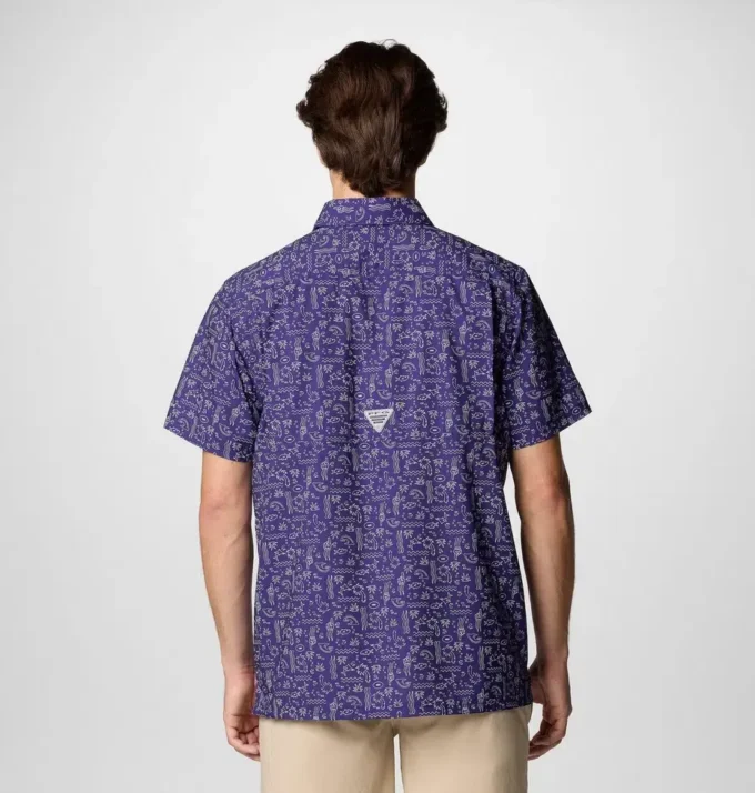 Cămașă cu mânecă scurtă PFG Super Slack Tide™ pentru bărbați – Baltimore Ravens