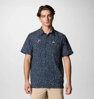 Cămașă cu mânecă scurtă PFG Super Slack Tide™ pentru bărbați – Houston Texans Cămașă cu mânecă scurtă PFG Super Slack Tide™ pentru bărbați – Houston Texans