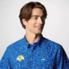 Cămașă cu mânecă scurtă PFG Super Slack Tide™ pentru bărbați – Los Angeles Rams