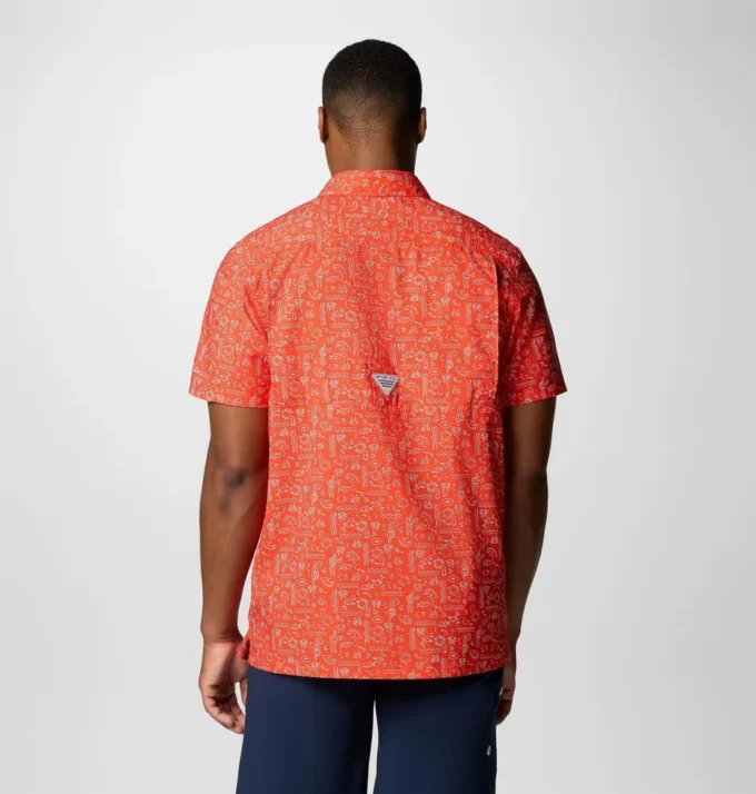 Cămașă cu mânecă scurtă PFG Super Slack Tide™ pentru bărbați – Miami Dolphins