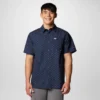 Cămașă cu mânecă scurtă PFG Super Slack Tide™ pentru bărbați – New England Patriots