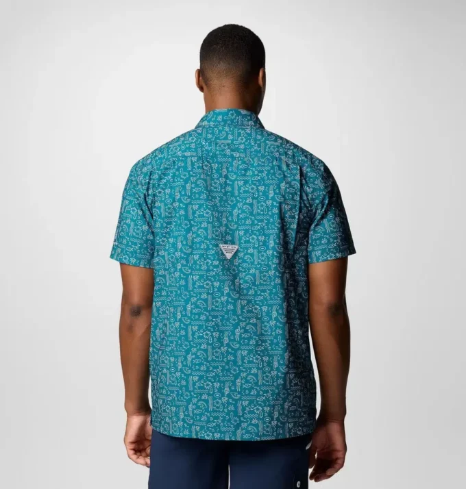 Cămașă cu mânecă scurtă PFG Super Slack Tide™ pentru bărbați – Philadelphia Eagles