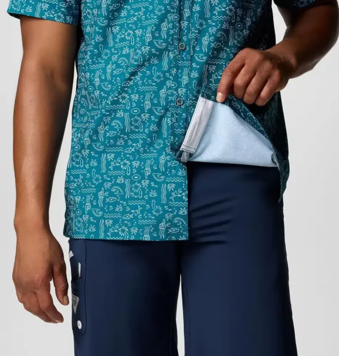 Cămașă cu mânecă scurtă PFG Super Slack Tide™ pentru bărbați – Philadelphia Eagles