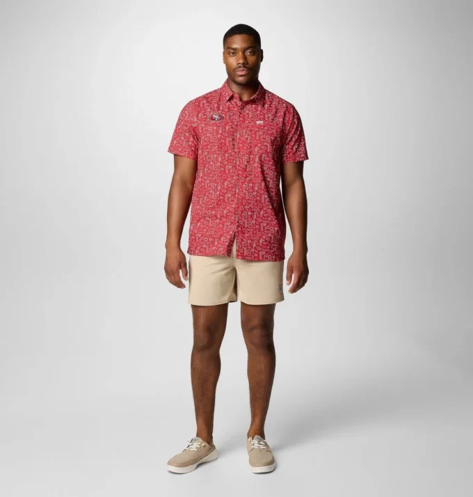 Cămașă cu mânecă scurtă PFG Super Slack Tide™ pentru bărbați – San Francisco 49ers Cămașă cu mânecă scurtă PFG Super Slack Tide™ pentru bărbați – San Francisco 49ers