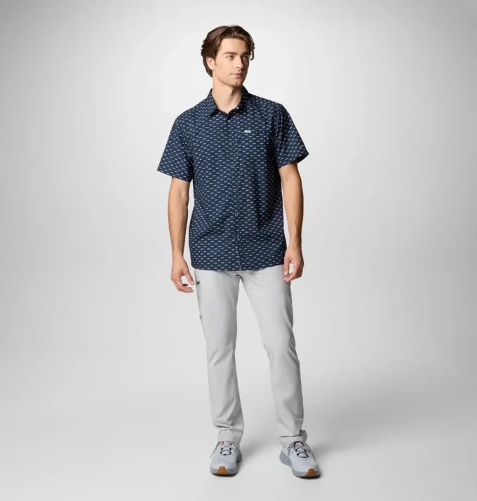 Cămașă cu mânecă scurtă PFG Super Slack Tide™ pentru bărbați – Seattle Seahawks Cămașă cu mânecă scurtă PFG Super Slack Tide™ pentru bărbați – Seattle Seahawks
