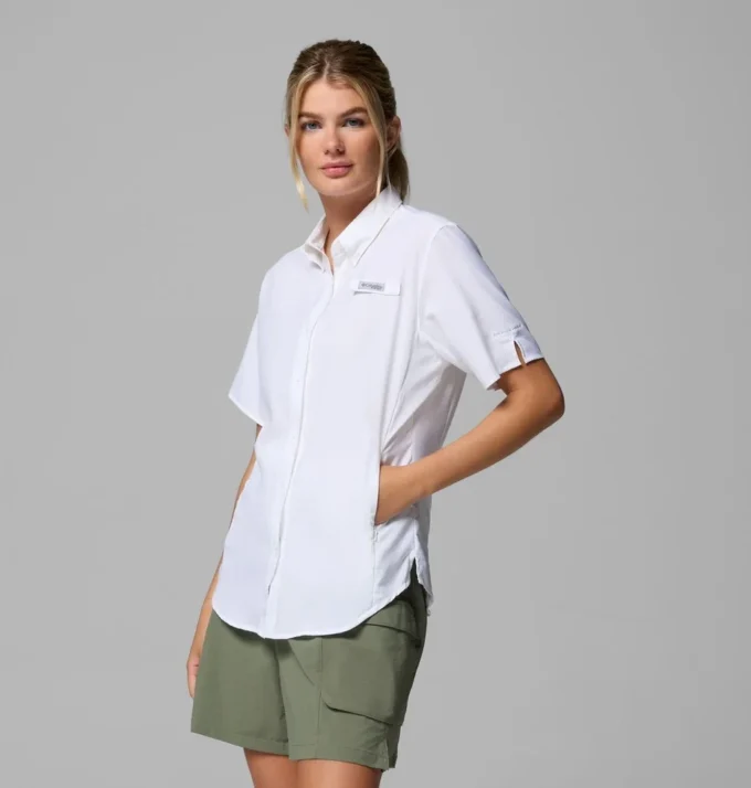 Cămașă cu mânecă scurtă PFG Tamiami™ II pentru femei