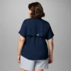 Cămașă cu mânecă scurtă PFG Tamiami™ II pentru femei – Mărime mare
