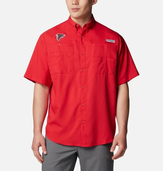 Cămașă cu mânecă scurtă PFG Tamiami™ pentru bărbați – Atlanta Falcons Cămașă cu mânecă scurtă PFG Tamiami™ pentru bărbați – Atlanta Falcons