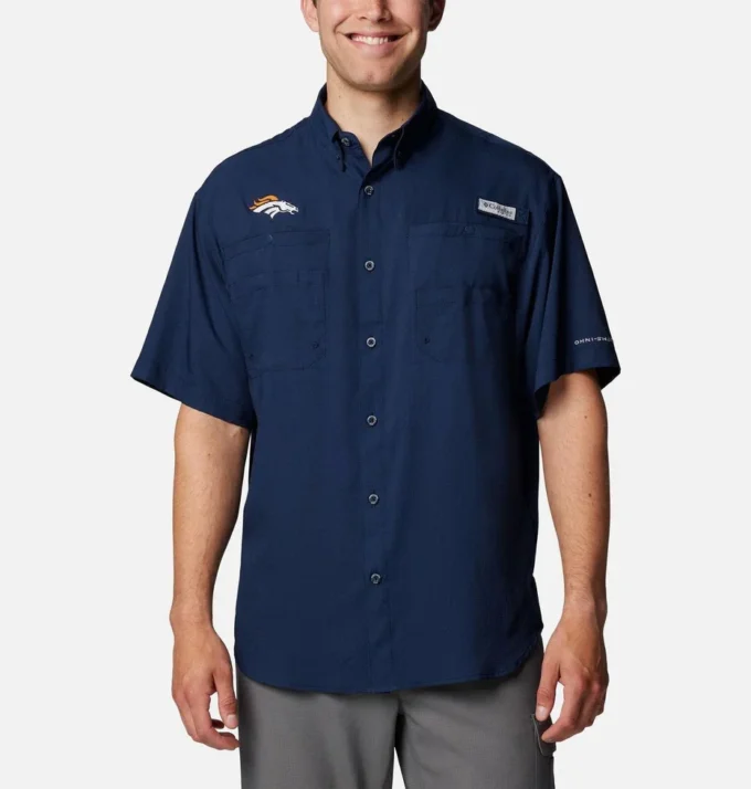Cămașă cu mânecă scurtă PFG Tamiami™ pentru bărbați – Denver Broncos Cămașă cu mânecă scurtă PFG Tamiami™ pentru bărbați – Denver Broncos