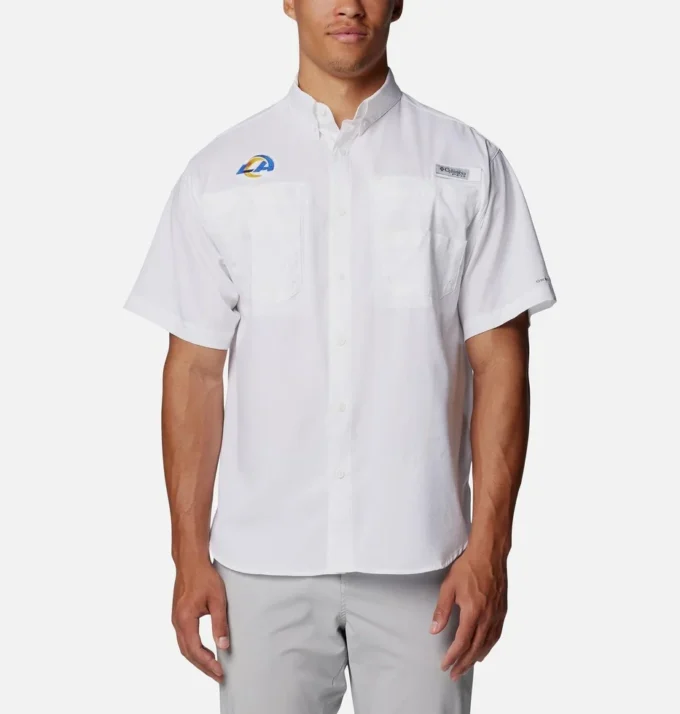 Cămașă cu mânecă scurtă PFG Tamiami™ pentru bărbați – Los Angeles Rams Cămașă cu mânecă scurtă PFG Tamiami™ pentru bărbați – Los Angeles Rams