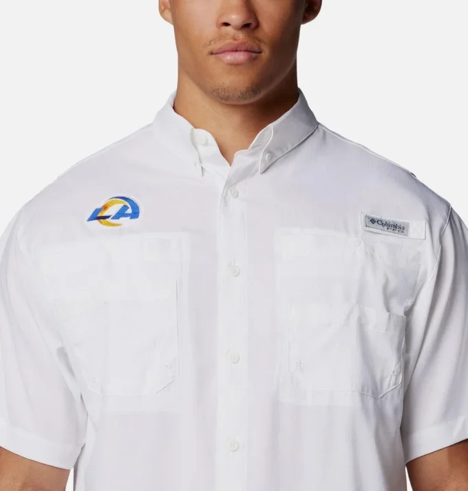 Cămașă cu mânecă scurtă PFG Tamiami™ pentru bărbați – Los Angeles Rams Cămașă cu mânecă scurtă PFG Tamiami™ pentru bărbați – Los Angeles Rams