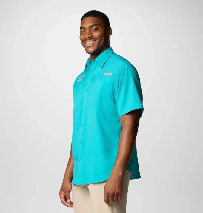 Cămașă cu mânecă scurtă PFG Tamiami™ pentru bărbați – Miami Dolphins