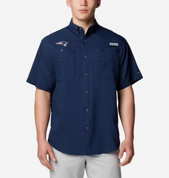 Cămașă cu mânecă scurtă PFG Tamiami™ pentru bărbați – New England Patriots