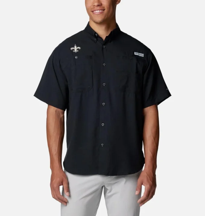 Cămașă cu mânecă scurtă PFG Tamiami™ pentru bărbați – New Orleans Saints