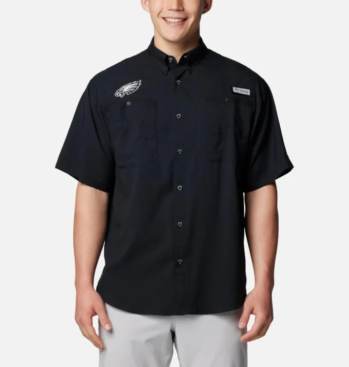 Cămașă cu mânecă scurtă PFG Tamiami™ pentru bărbați – Philadelphia Eagles