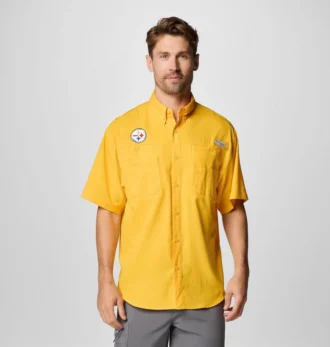Cămașă cu mânecă scurtă PFG Tamiami™ pentru bărbați – Pittsburgh Steelers Cămașă cu mânecă scurtă PFG Tamiami™ pentru bărbați – Pittsburgh Steelers
