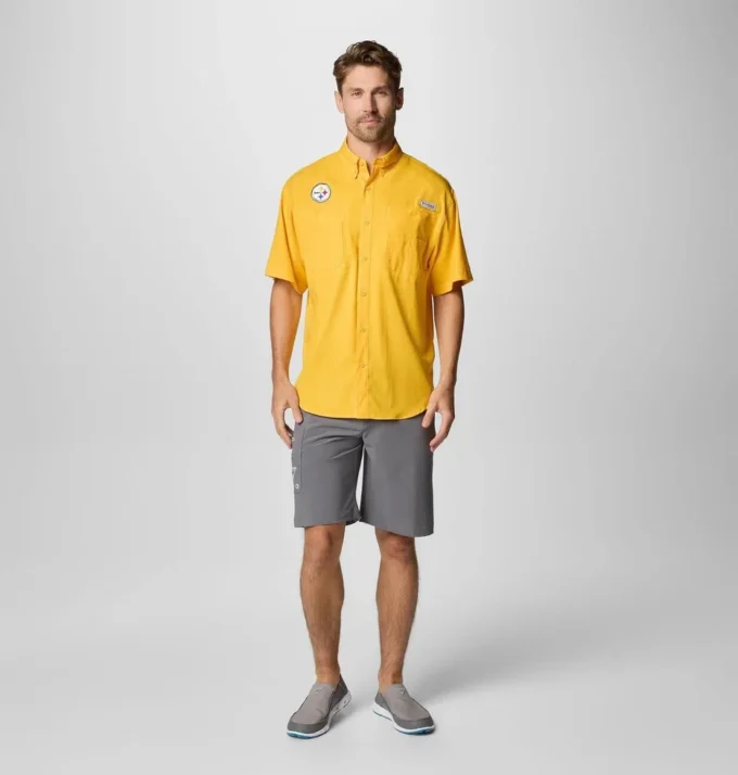 Cămașă cu mânecă scurtă PFG Tamiami™ pentru bărbați – Pittsburgh Steelers Cămașă cu mânecă scurtă PFG Tamiami™ pentru bărbați – Pittsburgh Steelers