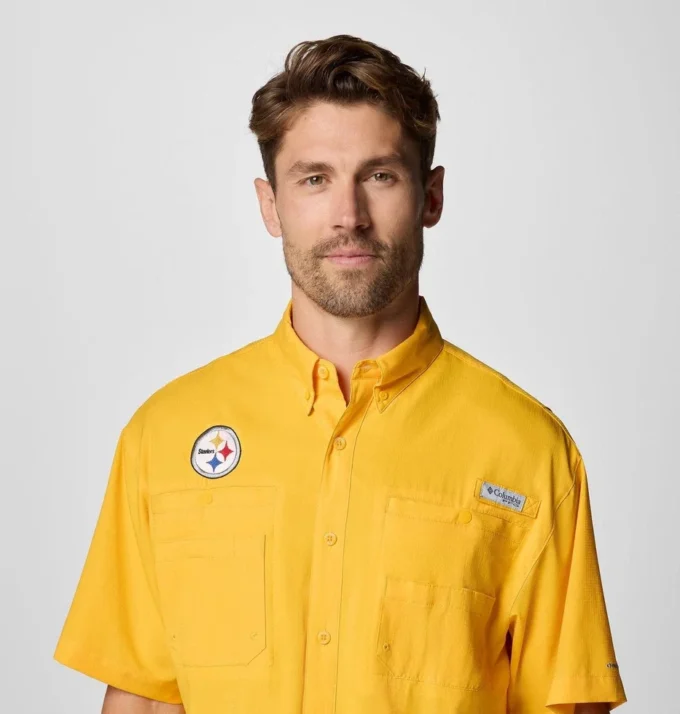 Cămașă cu mânecă scurtă PFG Tamiami™ pentru bărbați – Pittsburgh Steelers Cămașă cu mânecă scurtă PFG Tamiami™ pentru bărbați – Pittsburgh Steelers