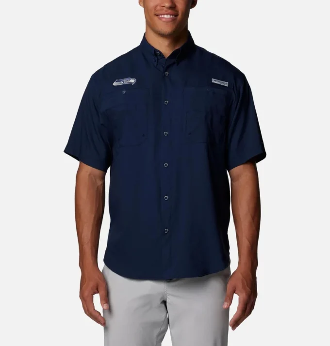 Cămașă cu mânecă scurtă PFG Tamiami™ pentru bărbați – Seattle Seahawks