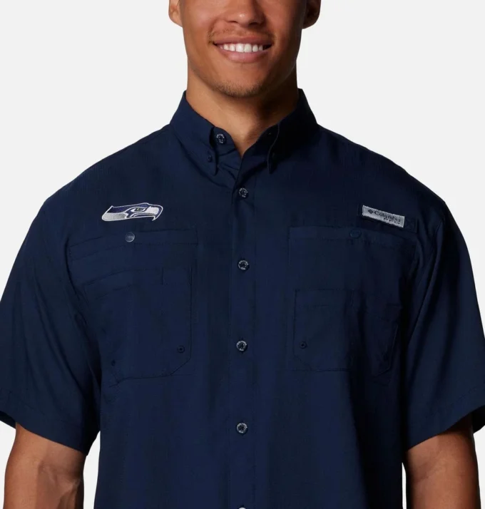 Cămașă cu mânecă scurtă PFG Tamiami™ pentru bărbați – Seattle Seahawks