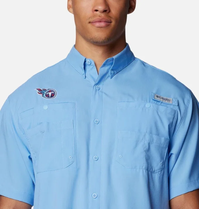 Cămașă cu mânecă scurtă PFG Tamiami™ pentru bărbați – Tennessee Titans