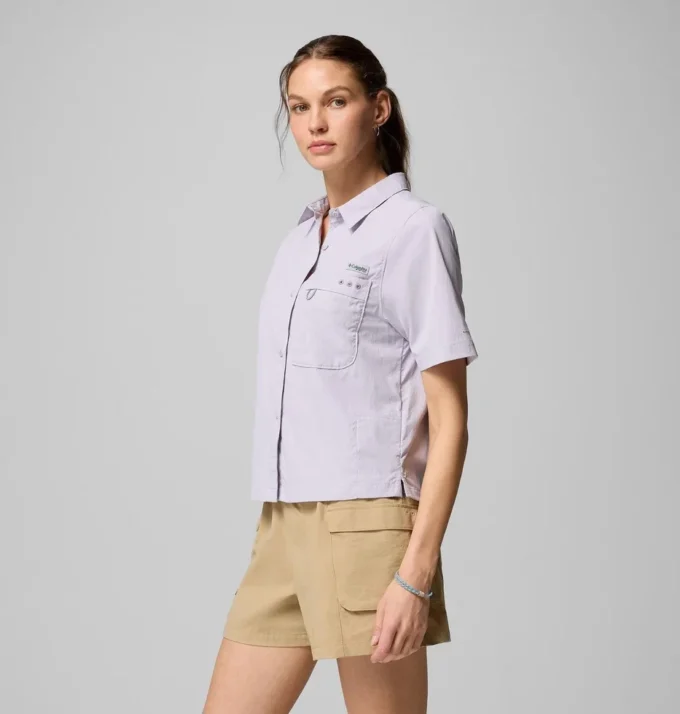 Cămașă cu mânecă scurtă PFG Wild Cast™ pentru femei