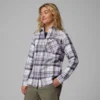 Cămașă cu mâneci lungi din flanelă Calico Basin™ pentru femei