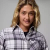 Cămașă cu mâneci lungi din flanelă Calico Basin™ pentru femei