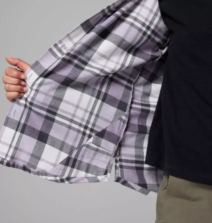 Cămașă cu mâneci lungi din flanelă Calico Basin™ pentru femei
