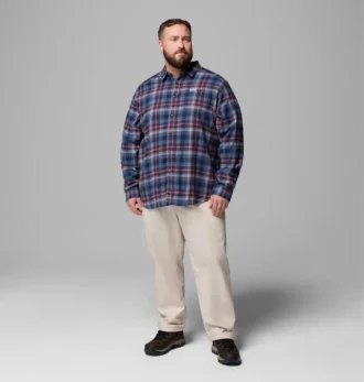 Cămașă cu mâneci lungi din flanel Cornell Woods™ pentru bărbați – Mărime mare Cămașă cu mâneci lungi din flanel Cornell Woods™ pentru bărbați – Mărime mare