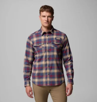 Cămașă cu mâneci lungi din flanelă elastică PHG Roughtail™ pentru bărbați Cămașă cu mâneci lungi din flanelă elastică PHG Roughtail™ pentru bărbați