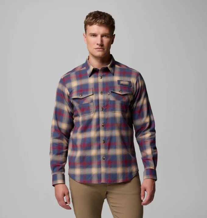 Cămașă cu mâneci lungi din flanelă elastică PHG Roughtail™ pentru bărbați