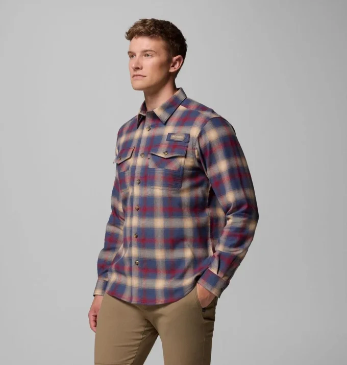 Cămașă cu mâneci lungi din flanelă elastică PHG Roughtail™ pentru bărbați