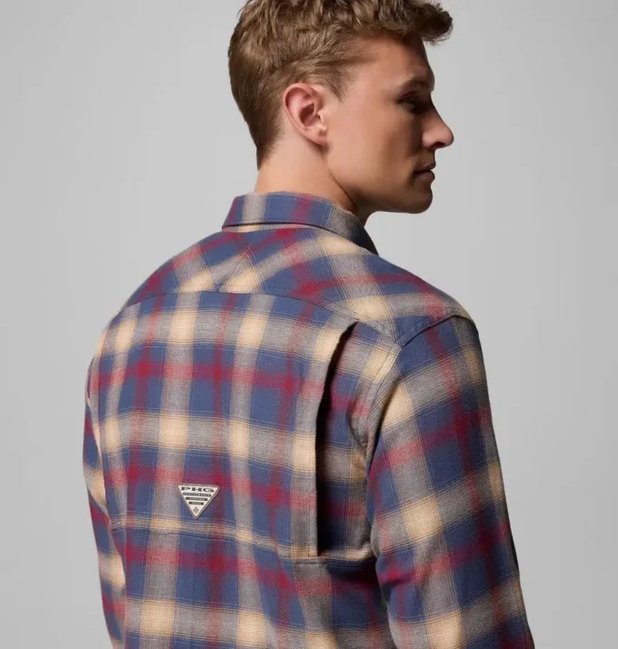 Cămașă cu mâneci lungi din flanelă elastică PHG Roughtail™ pentru bărbați