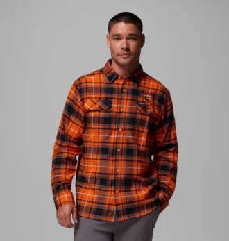 Cămașă cu mâneci lungi din flanelă Men Collegiate Flare Gun™ – Oregon State