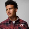 Cămașă cu mâneci lungi din flanelă Men Collegiate Flare Gun™ – Virginia Tech